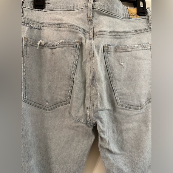 Distressed/Repaired Citizens of Humanity Fleetwood Flared Jeans - Picture 6 of 14